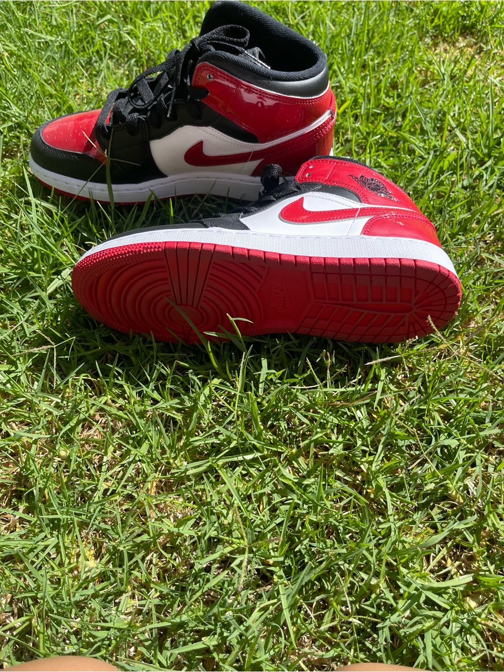 Nike Kids Red, White & Black High-Top Sneakers